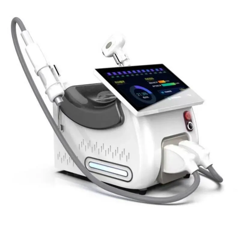 Portátil 2 em 1 808nm Diodo Depilação LaserTriple Wavelength Machiner Q Switch Nd Yag Laser tattos remoção de pigmento remoção máquina de beleza a laser