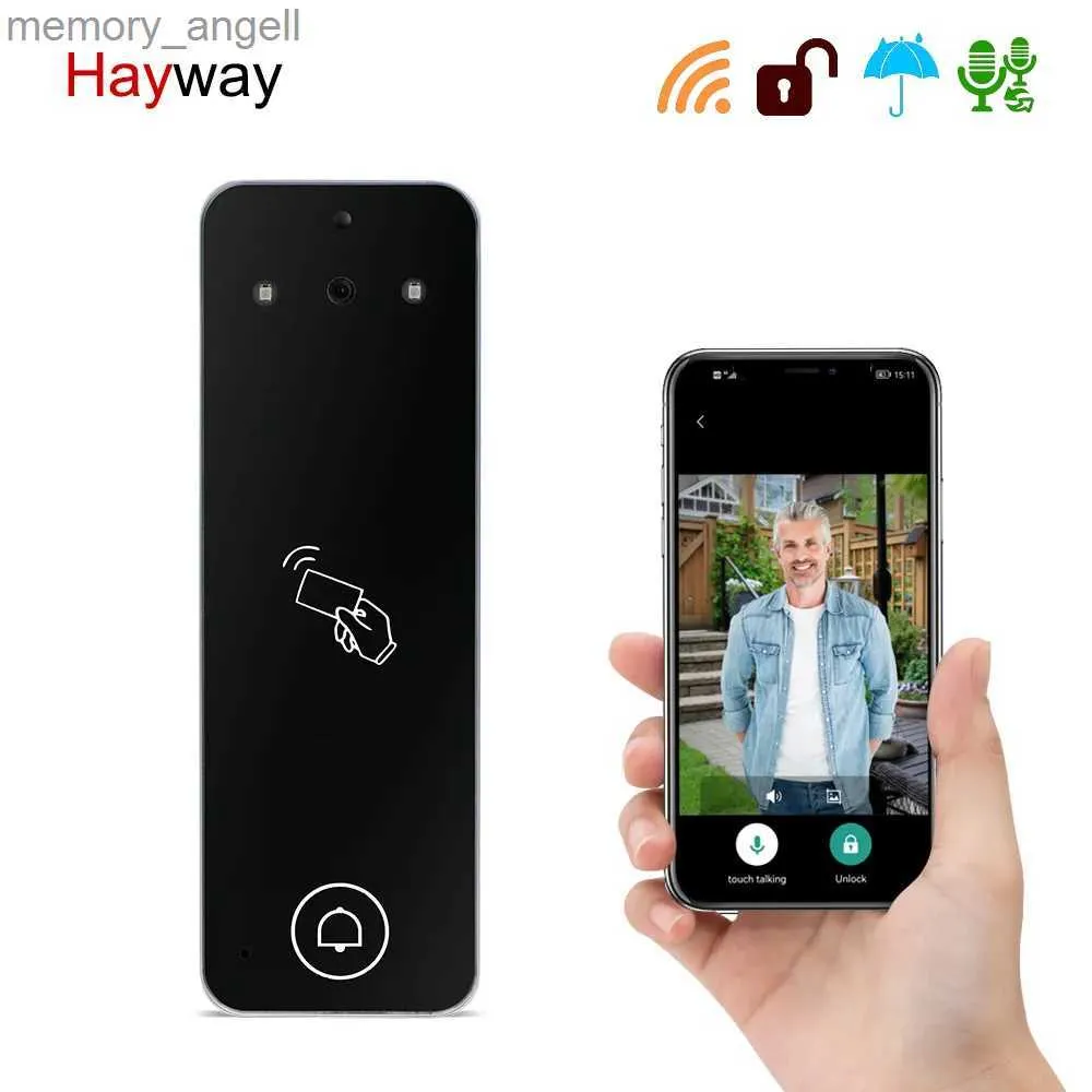 Hayway Tuya Smart Video Deurbel Wifi Home Video Deurtelefoon Draadloze Deurbel Camera Ondersteuning RFID Ontgrendeling IR Nachtzicht YQ230928