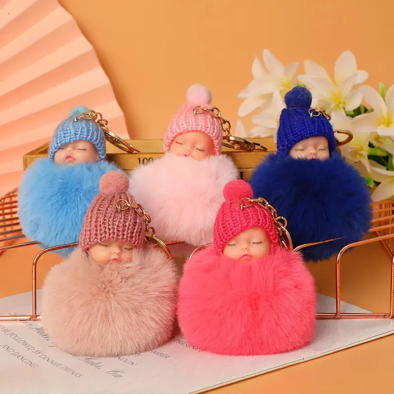 Chaveiro de pelúcia Kawaii,Bonecas fofas de chaveiros com orelhas