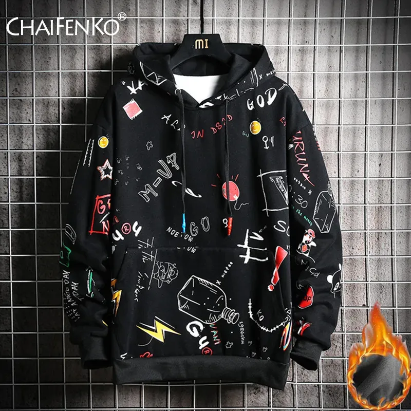 Men's Hoodies Sweatshirts Pants CHAIFENKO Hip Hop Men 2023 New Autumn Fashion Skateboards Casual Sweatshirt Male Japanese Harajuku Streetwear Hoodie 230928