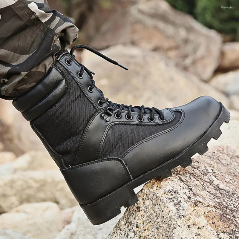 Boots CQB.SWAT Handsome Breathable Tactical Mens Army Light Wearable Combat Black Zipper Military Jungle ZD-030