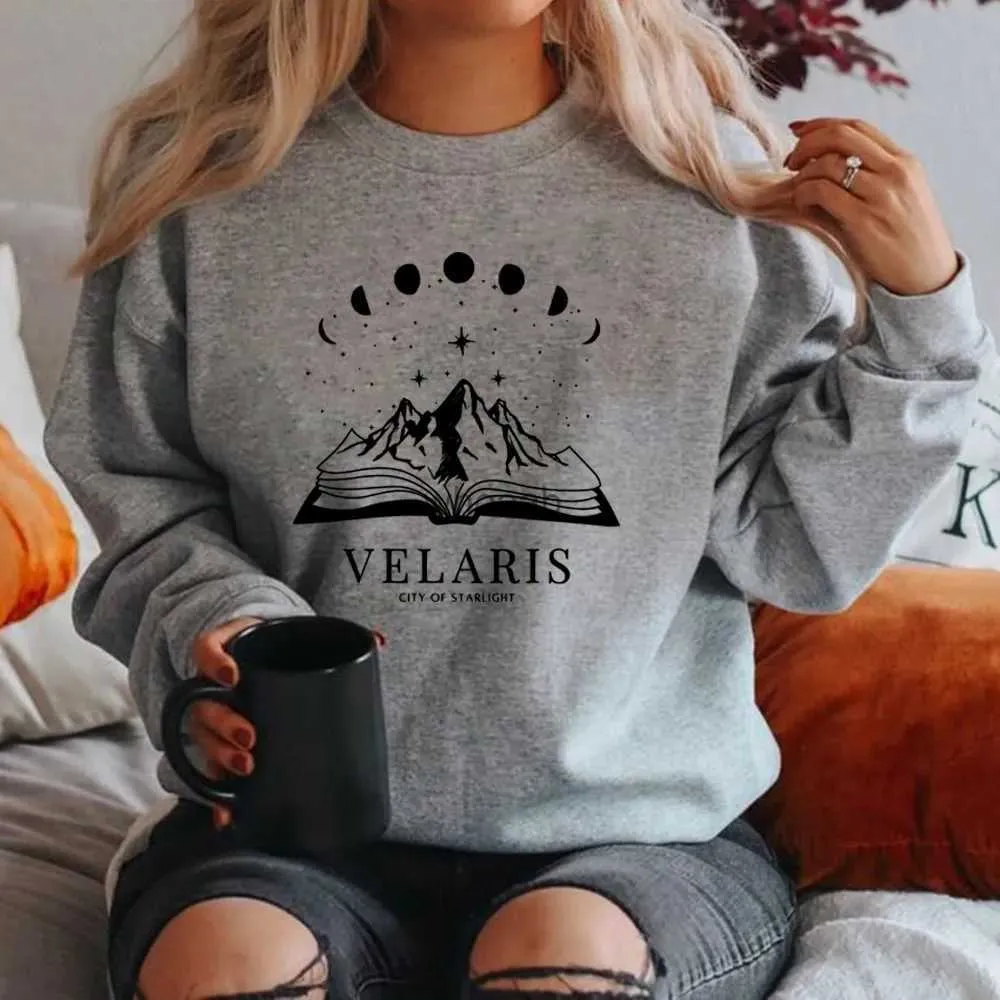 Women's Hoodies Sweatshirts Velaris Sweatshirt The Night Court Hoodie A Court of Thorn and Roses Court of Dreams Sweater Acotar Velaris Gift Pullover Tops YQ230928