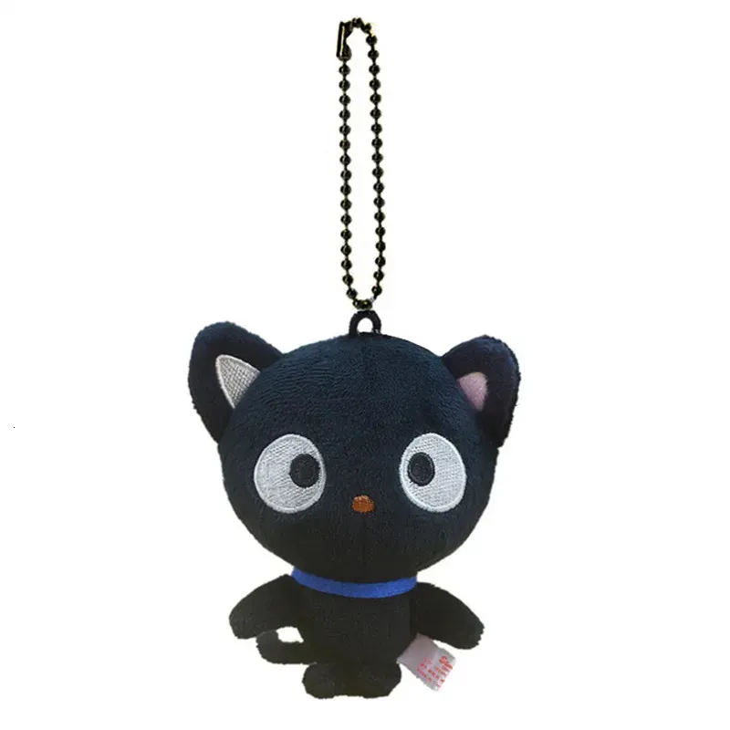 Porte-clés en peluche Chococat chat noir en peluche porte-clés dessin animé Kawaii mignon porte-clés enfants jouets pour filles enfants petits cadeaux 230927