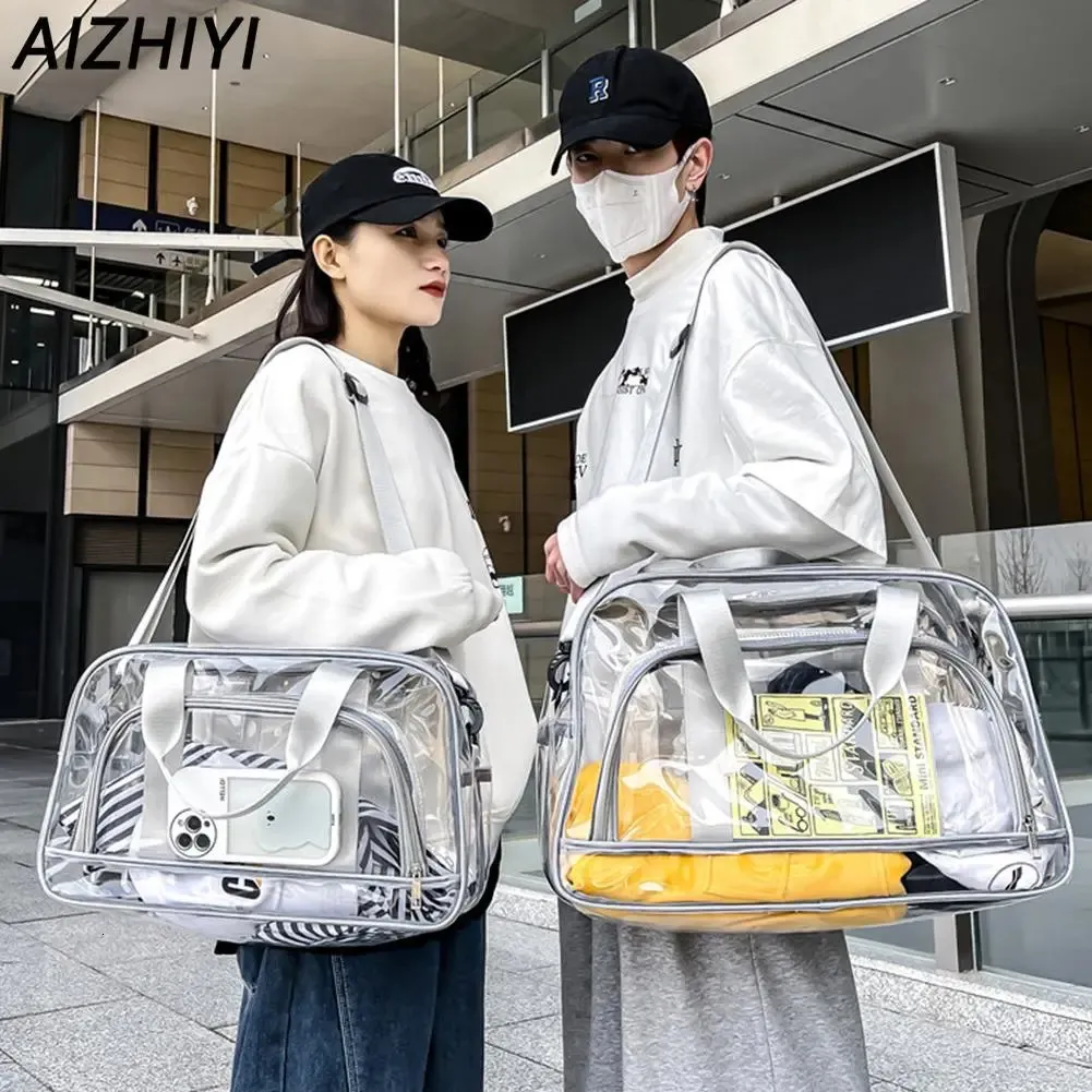 Transparent gym bag sale