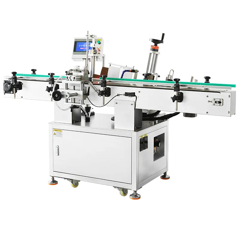 ZONESUN ZS TB880 Automatic Tapered Bottle Labeling Machine Label ...