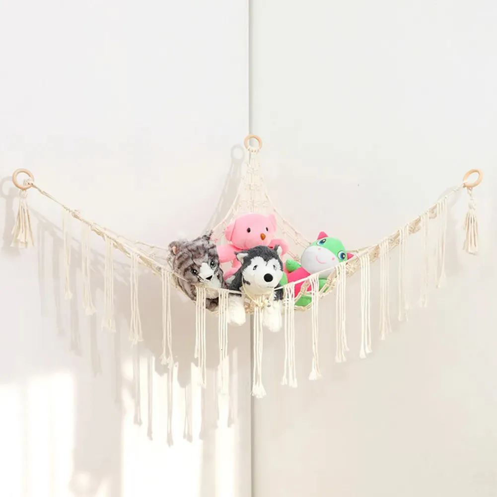 Stuffed Animal Hammock Corner Stuffed Animal Storage Net Foldable