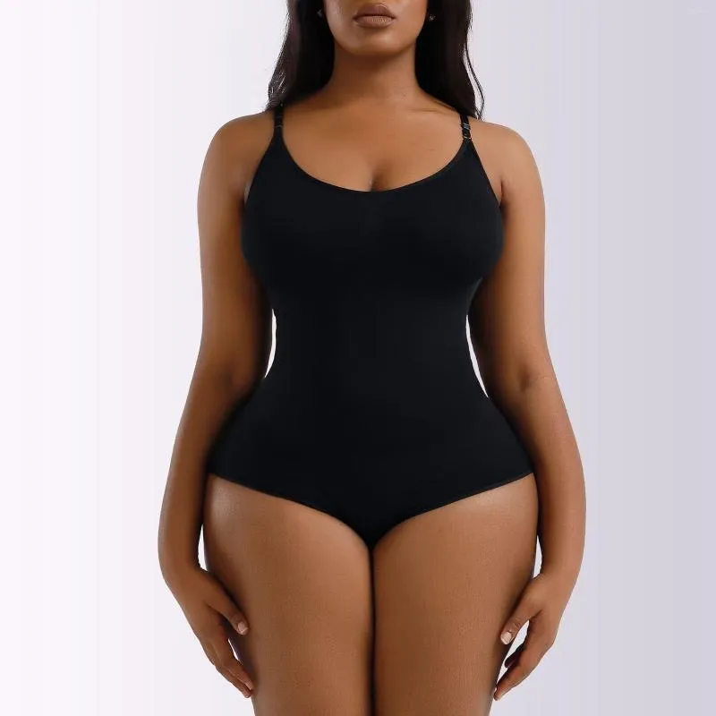 Women's Shapers Waistband Bodysuit Seamless One-piece Body Shaping Sling Belly Pleat Buttock Lifting Elastic Body-fitti