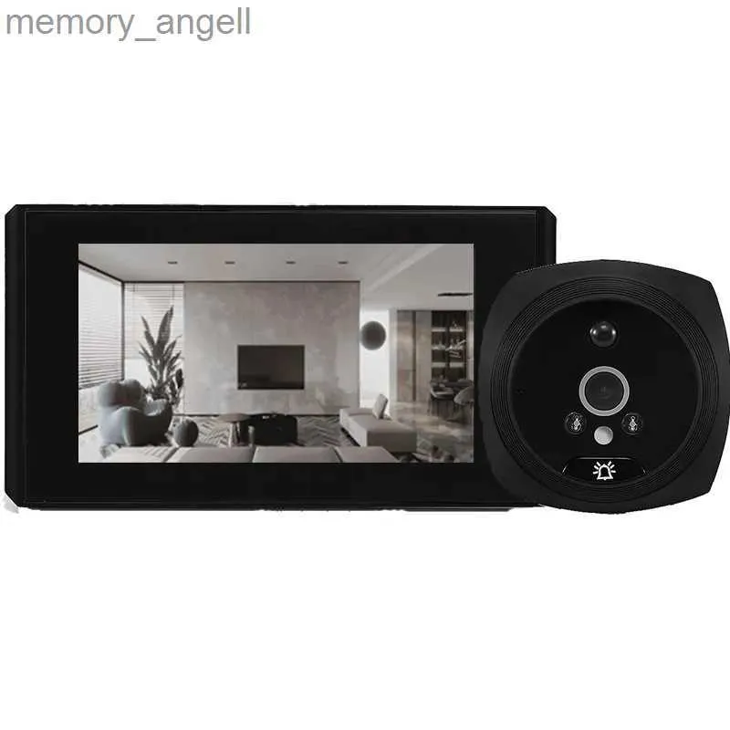 Doorbells Smart Home 4.3 Inch 1080P Video Peephole Digital Door Camera Doorbell 160 Degree Angle Peephole Camera Security Protection YQ230928