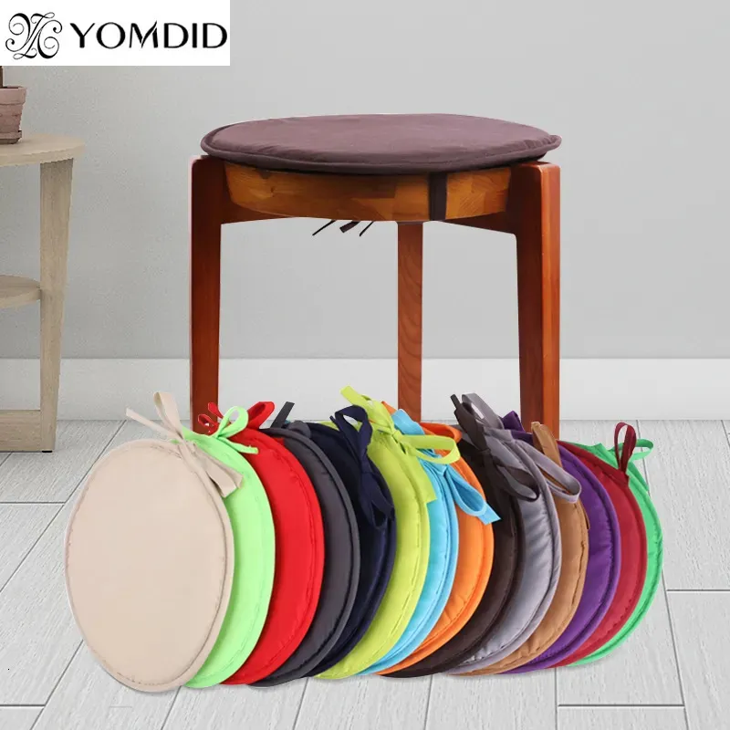 Cushion Decorative Pillow Round Chair Cushion Candy Color Seat