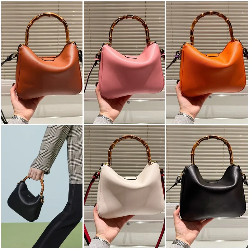 Fashion Handbags 5 Colours Bamboo Tote Bag Women Classic Top Designer Crossbody Shopping Handbag Large Capacity Totes Travel Cross Body