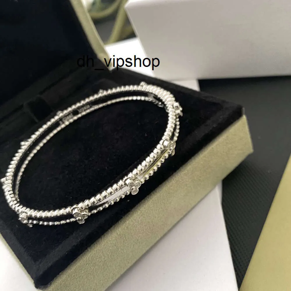 Brazalete Nunca se desvanece Sello Brazalete Pulsera Mujer Diseñador de lujo Pulsera con letras Original 925 Chapado en plata Cobre Amantes de la boda Regalo superior