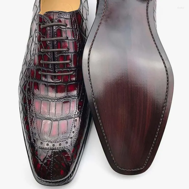 Dress Shoes Chue Crocodile Leather Men Handmade Business Forsneaker
