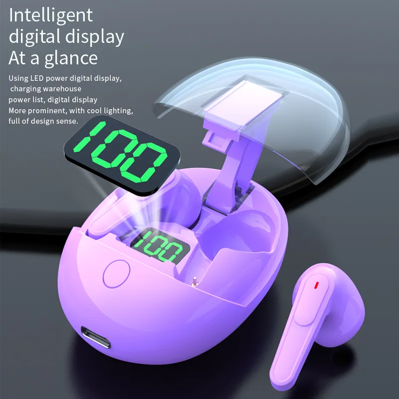 DHgate TWS Wireless Headphones Pro One Touch Control BT 5.0 Earphones Sport Earbuds with Mic Portable Music Headset Electronics