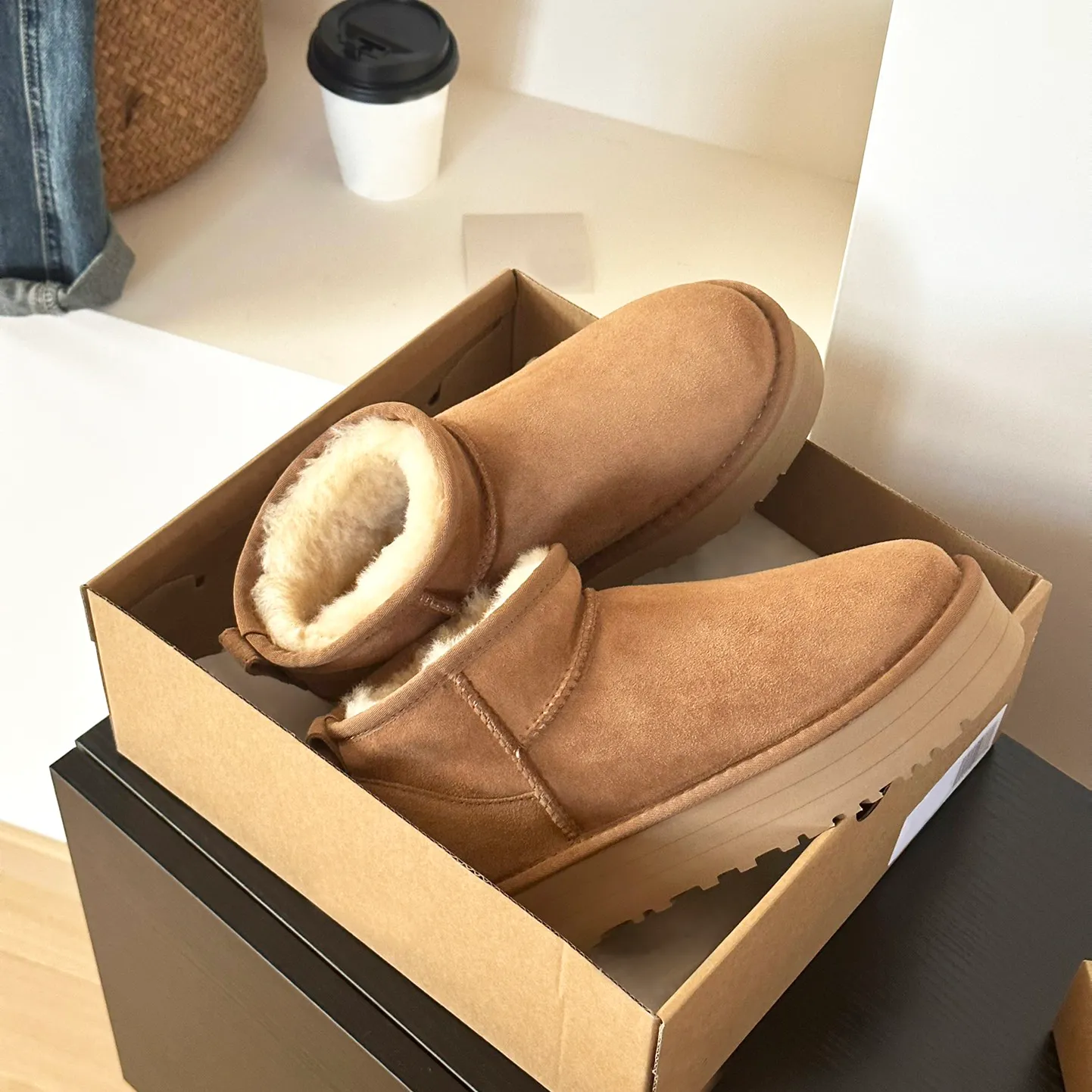 Tasman slippers mustard seed boot Womens ugglis Boots Tazz australia designer snow boot Classic ultra mini platform booties suede Shearling mens winter shoes