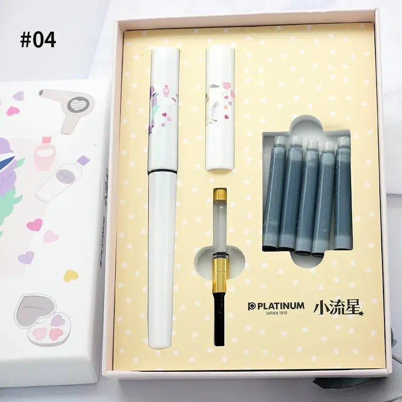 wholesale Japanese Platinum Meteor Fountain Pen Set with Ink Absorber and Gift Bag, Small, 2024 wholesale Japanese Platinum Meteor Fountain Pen Set with Ink Absorber and Gift Bag, Small, 2024