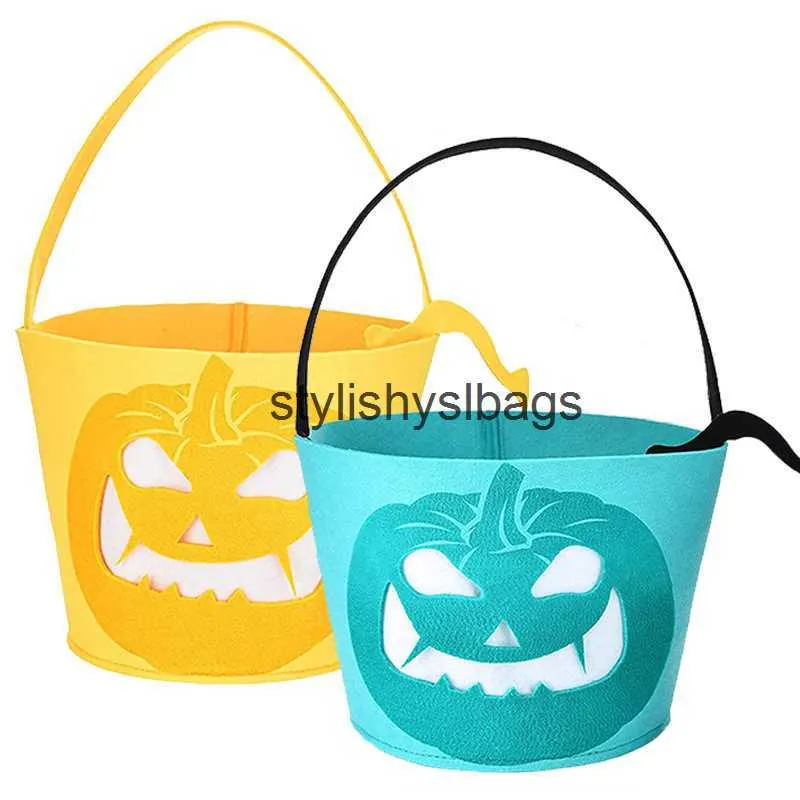 Totes New Candy Bag Felt Large Capacity Children's Gift Candy Storage Bag Halloween Decorationstylishyslbags