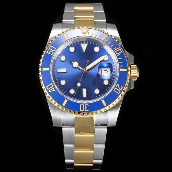 Mens watch luxe montres with box 41mm Mechanical Automatic 904L Full Stainless Steel Luminous Waterproof ceramic bezel Couples Watchs Style Classic montres