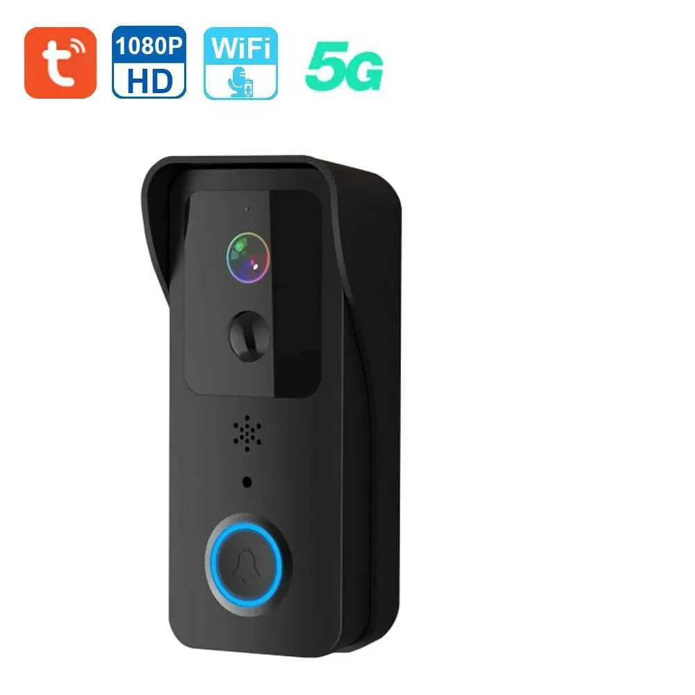 Timbres De Puerta Tuya Smart Video Timbre 5G 2.4G WiFi Timbre De Puerta Al  Aire Libre Impermeable IP65 Batería Intercomunicador Smart Life Timbre  Inalámbrico Cámara YQ230928 De 41,41 €