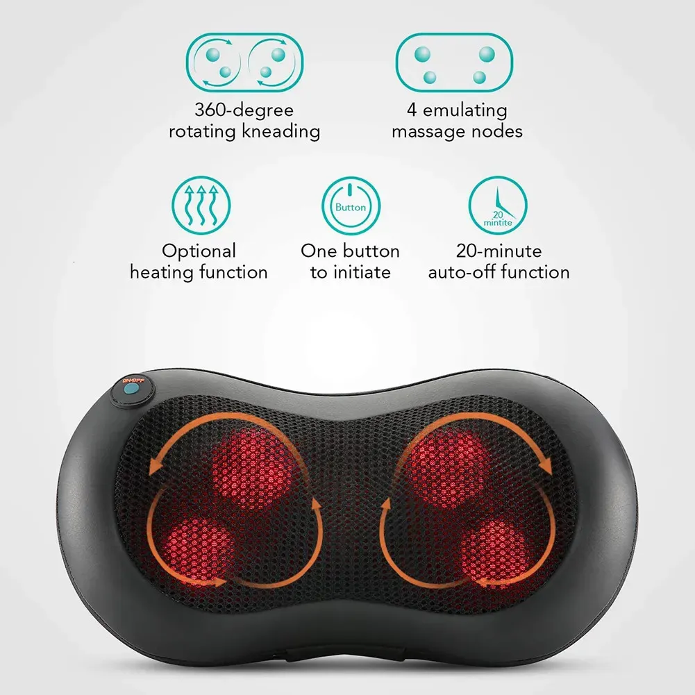 women sexy suits Personalized Bamboo Massage Pillow: Vibrating Back Pain Relief main image 1