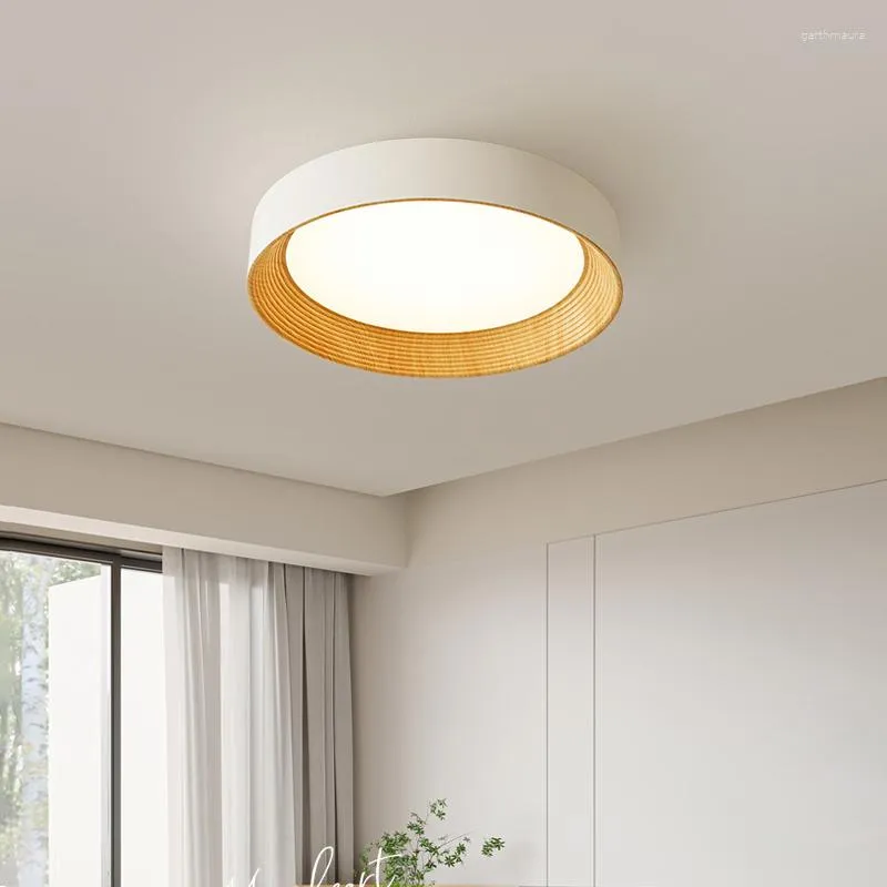 Plafondlampen slaapkamer moderne minimalistische master kamerlamp rond Noordse eetgelegenheid oogbescherming kinderen