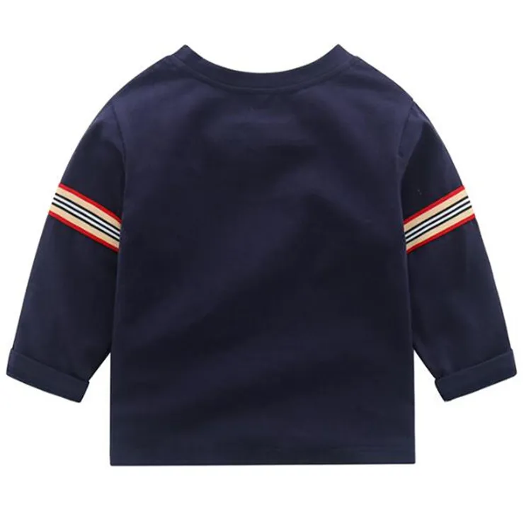 100% coton enfants vêtements t-shirts bébé garçons fille été hauts polos enfant en bas âge longueur manches t-shirts mode classique bébé vêtements