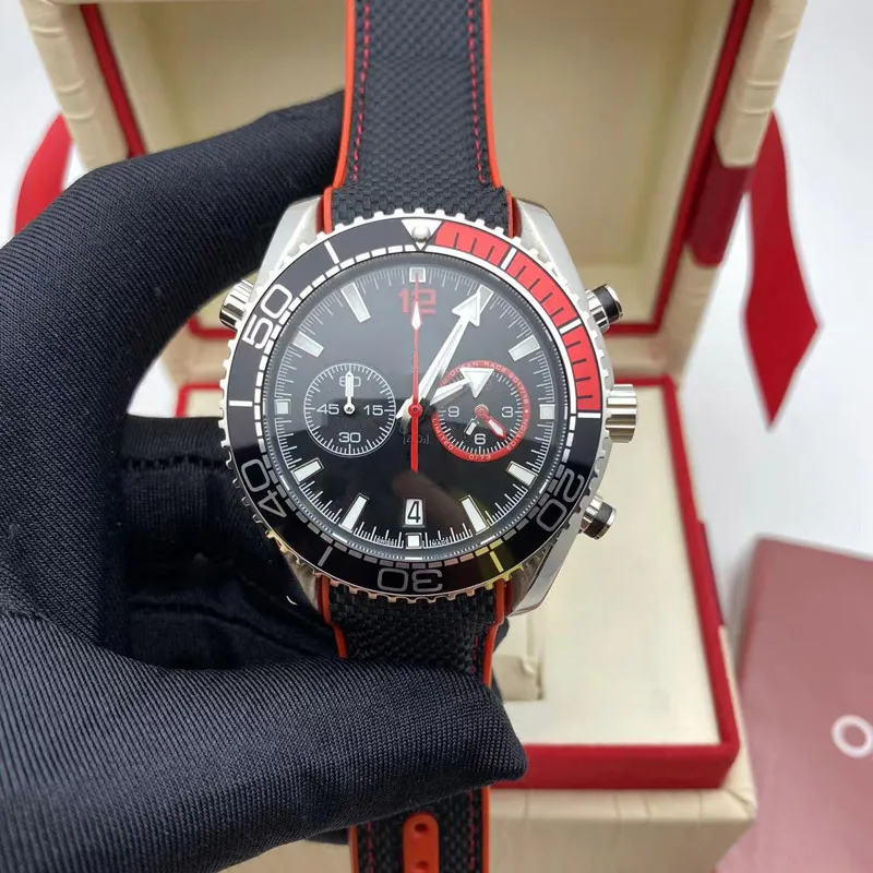 Luxury Mens Chronograph Dive Watch Sports Watch With Japan Luxury Mens Chronograph Dive Watch Sports Watch With Japan