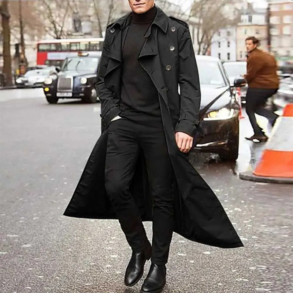 SUAVELE 【RX-0028】RELUX DOUBLE OVER COAT SUAVELE 【RX-0028】RELUX DOUBLE OVER COAT JUUYY Men's Trench