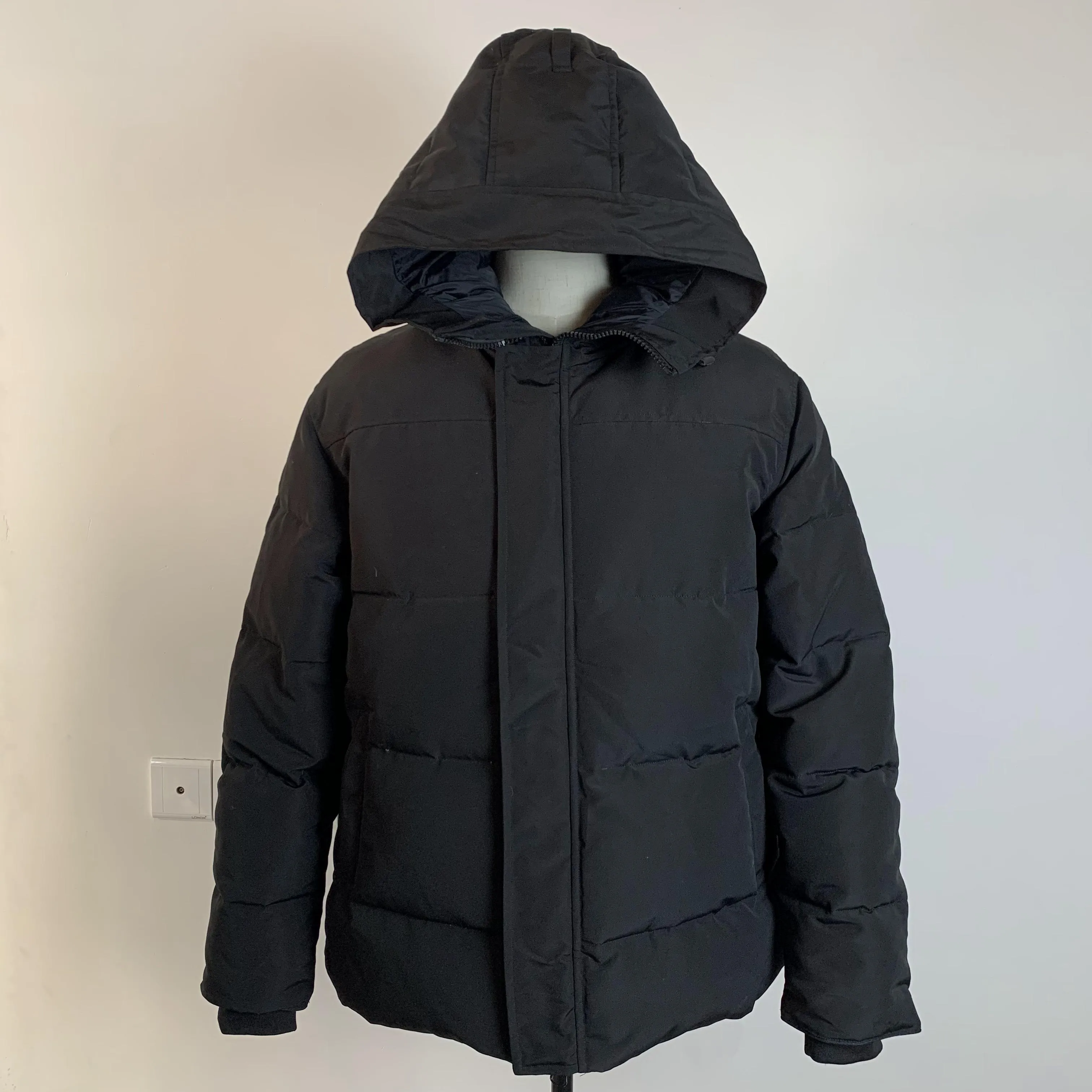 Mäns kanadensiska parka ner jackor vinter veste kappa homme utomhus ytterkläder stora jassen päls huva fyrrure manteau varm hiver parkas douedoune storlek xs-3xl