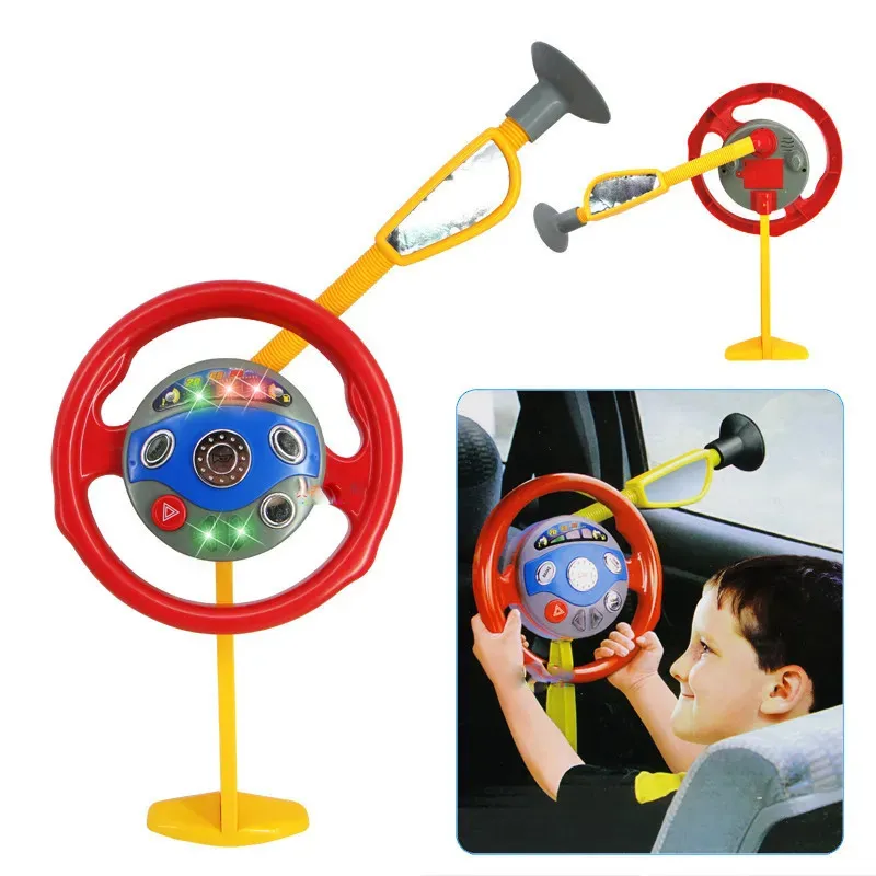 Giocattoli di intelligenza Giocattoli educativi per bambini Sedile posteriore elettronico Seggiolino auto Volante Giocattolo Gioco Luce Suono 40LY18 230928