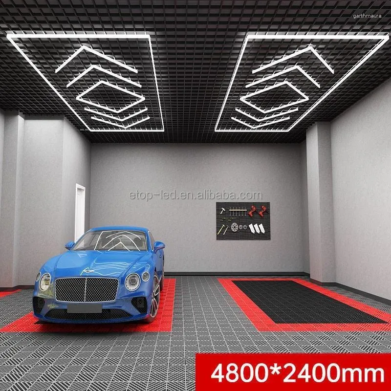 Tavan Işıkları E-TOP Fabrika Doğrudan Satış Araba Detaylandırma Led Garaj Çalışma Işığı Alüminyum Güzellik İstasyonu