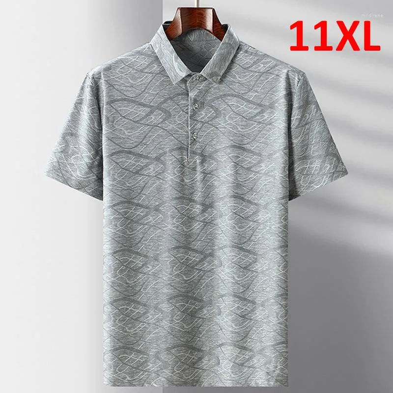 2023 Summer Mens Fashion Casual Cool Golf Polos Breathable And Big In