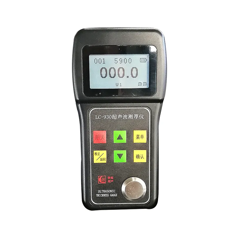 Ultrasonic digital display thickness gauge, small in size, light in weight, easy to operate, can store, read out, and indicate low voltage, LC-930, 290*260*130MM