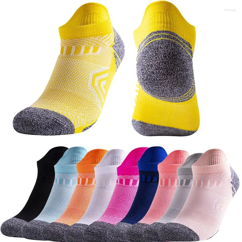 Men's Socks 2pairs Quick Dry Running Men And Women Colorful Sports Boat Shallow Mouth Fitness Outdoor Short