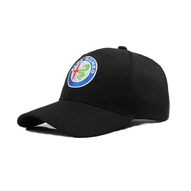 Alfa Romeo Embroidered Baseball Cap - Premium Cotton Hat for Men ...