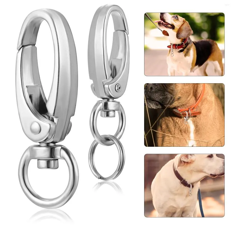 Zinc Alloy Dog Collar Charms Button Tag Clip Belt Holder Small Pet