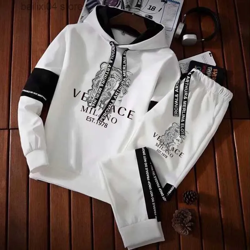 Ensemble jogging versace homme hotsell