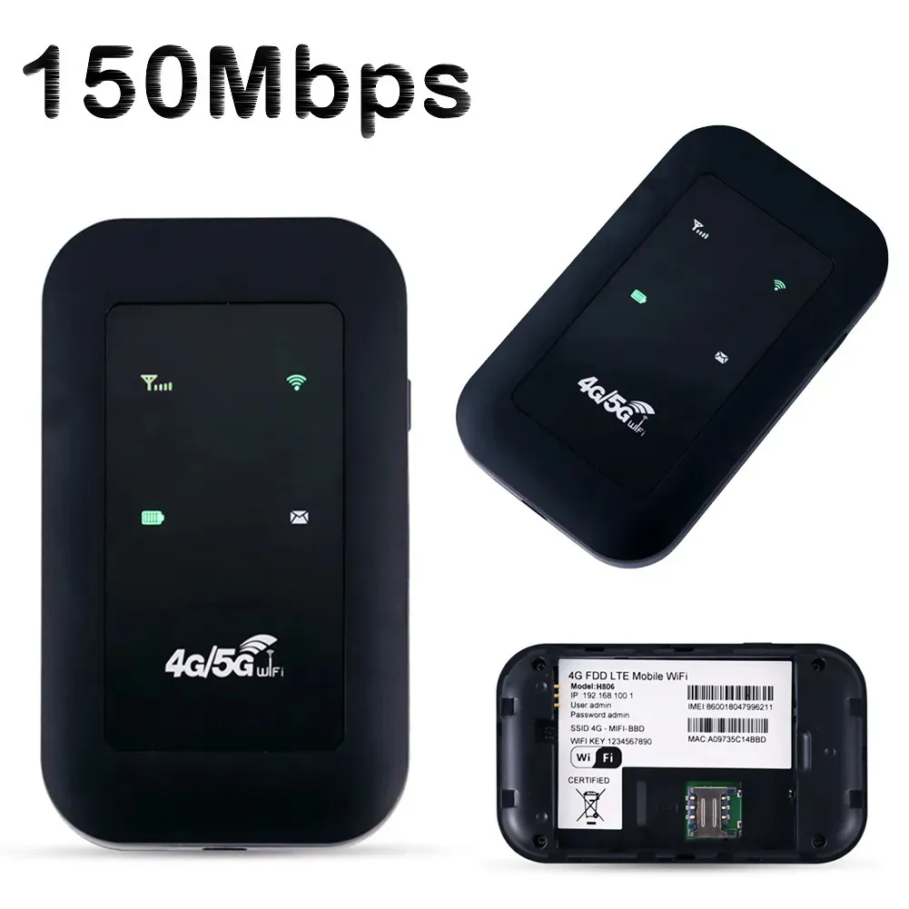 기타 전자 장치 4G LTE 라우터 포켓 WiFi 리피터 신호 앰프 네트워크 Expander 모바일 스팟 무선 MIFI 모뎀 SIM 카드 슬롯 230927