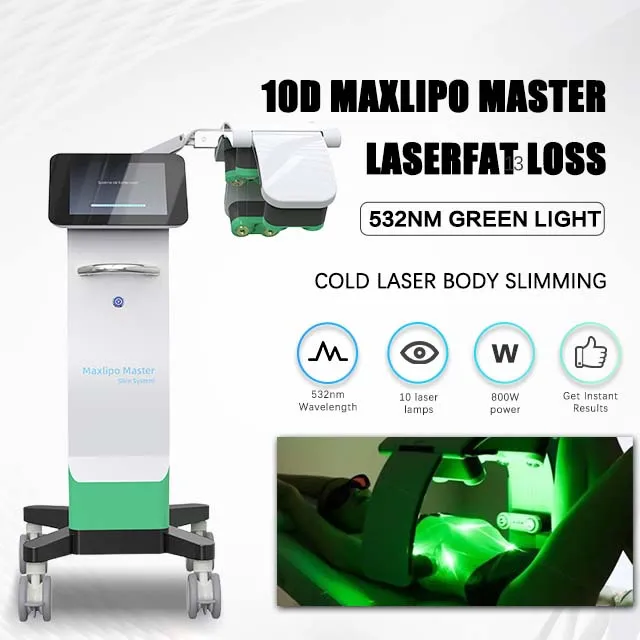 2023 Newest 10d lipo laser for cellulite removal physiotherapy slimming pain relief Machine weight loss body slimming machine laser diode for beauty spa