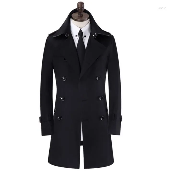 Men's Trench Coats 2023 Designer Fashion Mens Man Thin Long Coat Men Clothes Slim Fit Overcoat Sleeve Spring Autumn 875321987