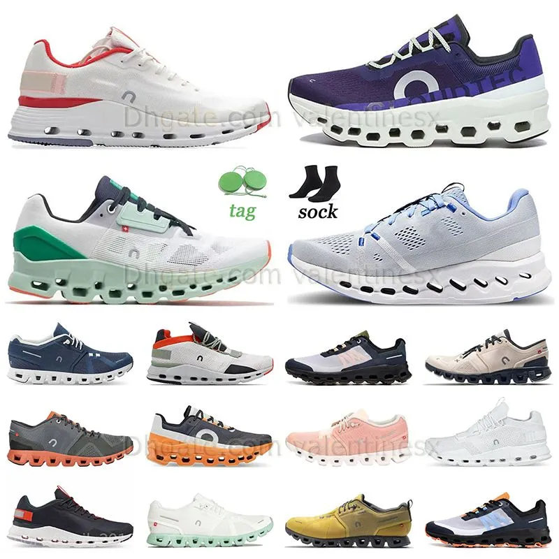 Designer On Cloud Chaussures de course Nova Red Monster Purple Swift Surfer Roger X 3 Vista 5 Hommes Femmes Baskets Pearl Hot Pink Formateurs Roger Hommes Femmes Sneaker Tennis Chaussure