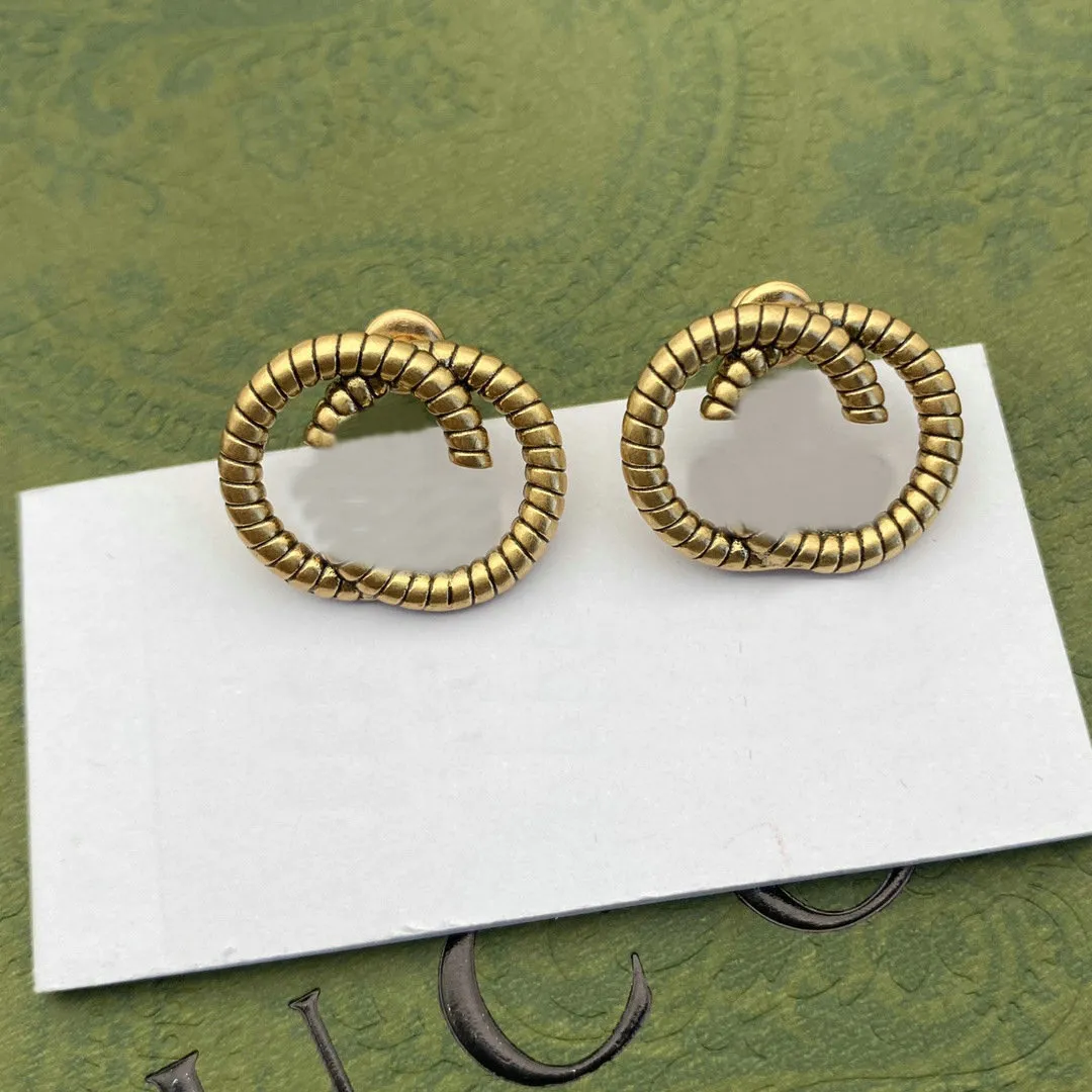 20 Stil Vintage Ohrstecker Designer Ohrringe süßer schöner Schmuck Damen Gold Ohrringe