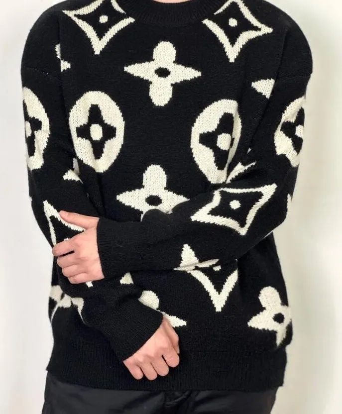 designer pull tricoté sweat-shirt de luxe hommes femmes lettre broderie col rond mode confortable pull de haute qualité M-2XL