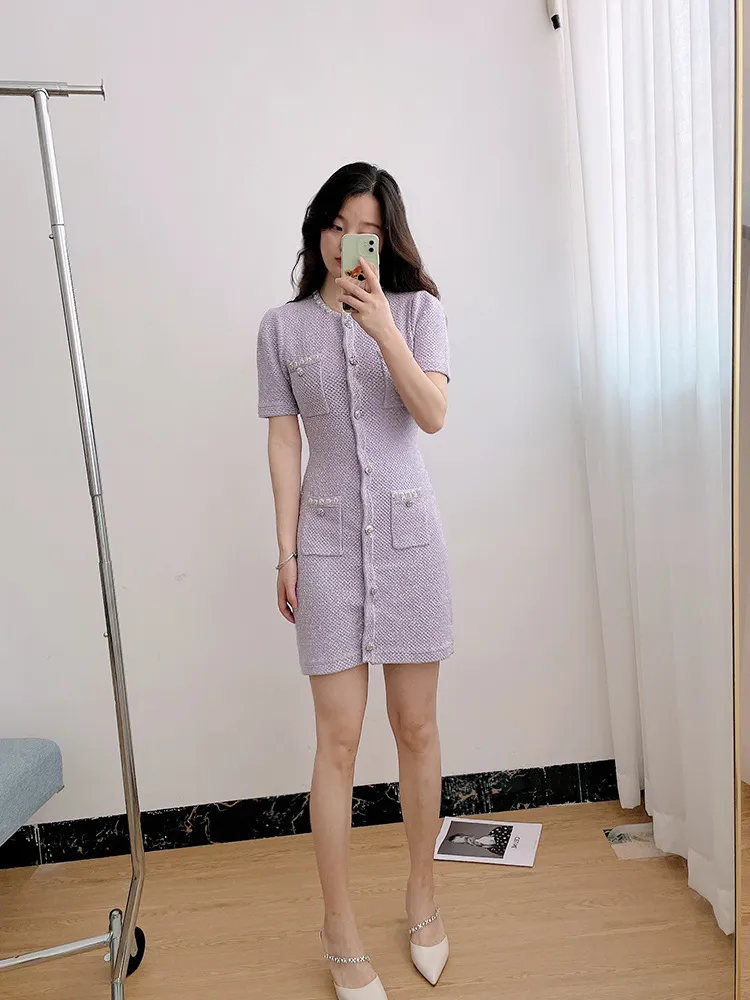 knit summer dresses with sleeves Green Knit Dress Long Sleeve Mini main image 1
