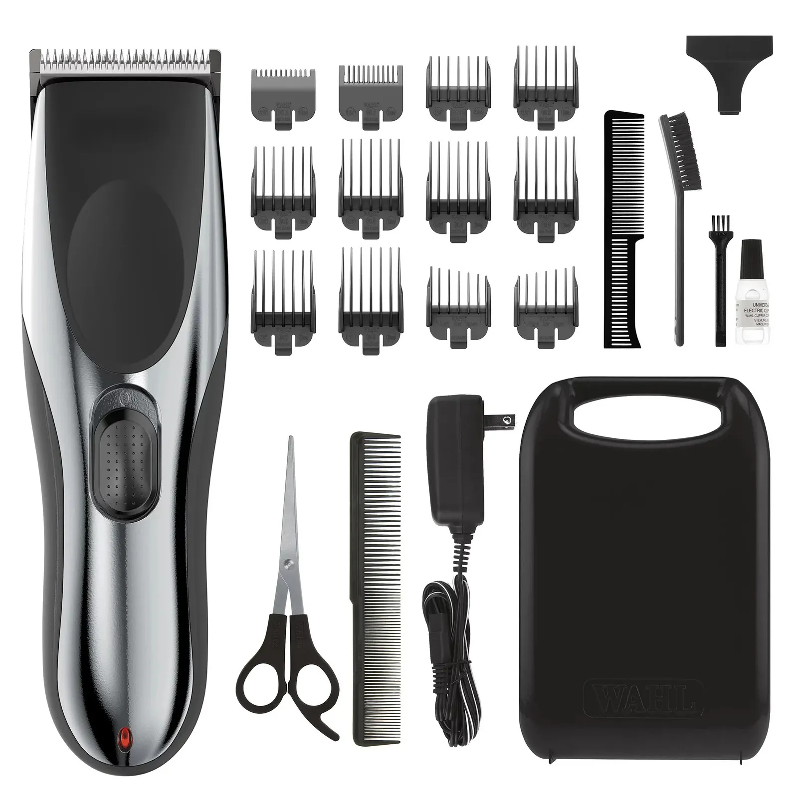 Clippers Trimmer Barba Cordless Trimmer Kit Uomo o Donna 22pz Nero 96392201 Trimmer per uomo Rasoio Barbiere Rasatura 230928