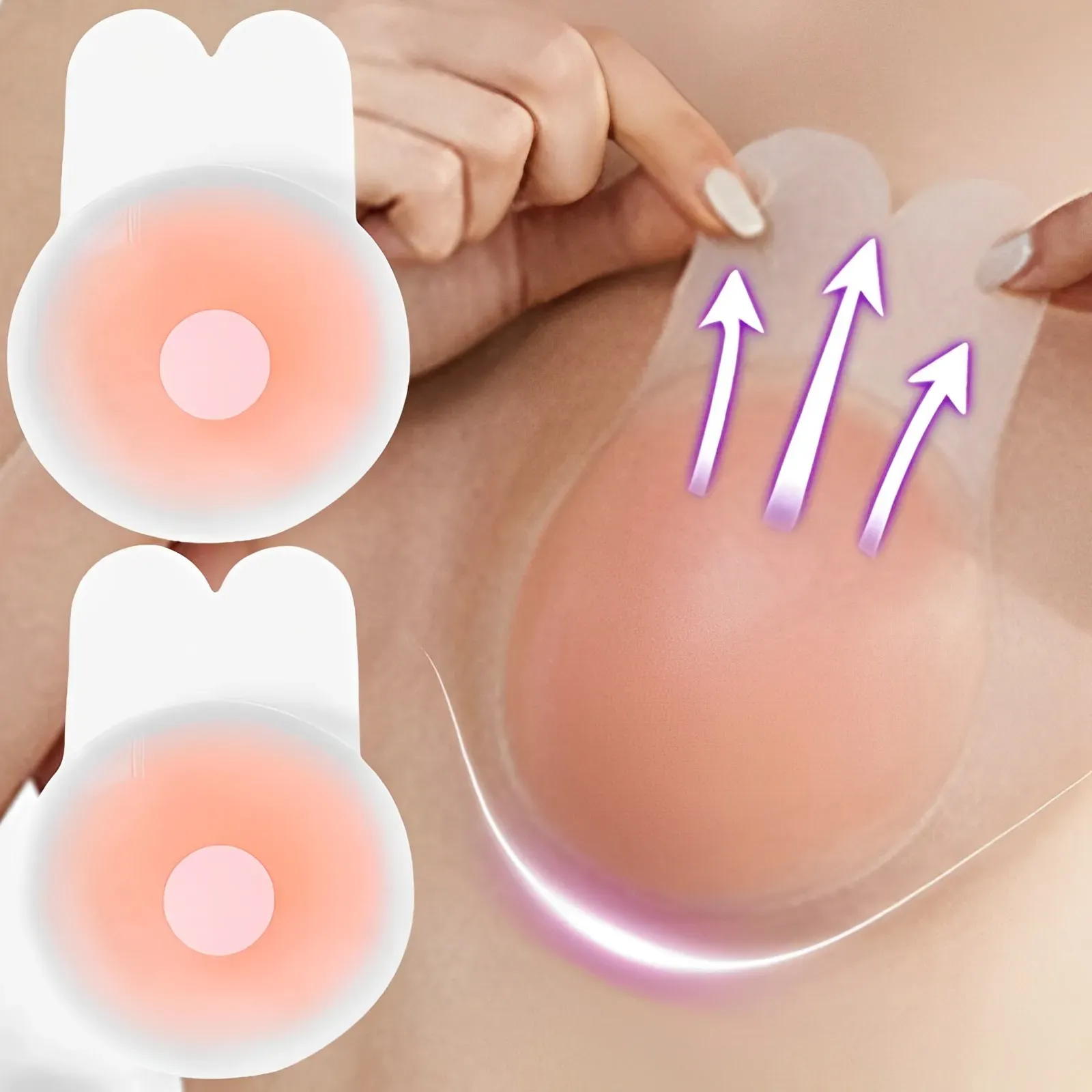 Reusable Silicone Lifting Nipple Cover Women Invisible Lift Up Bra