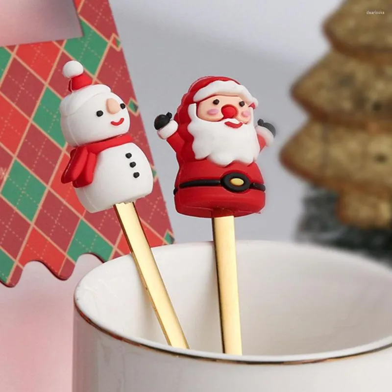 Servis uppsättningar julbordssäljning av gaffel sked bestick plattvarumedekoration xmas presentförsörjning