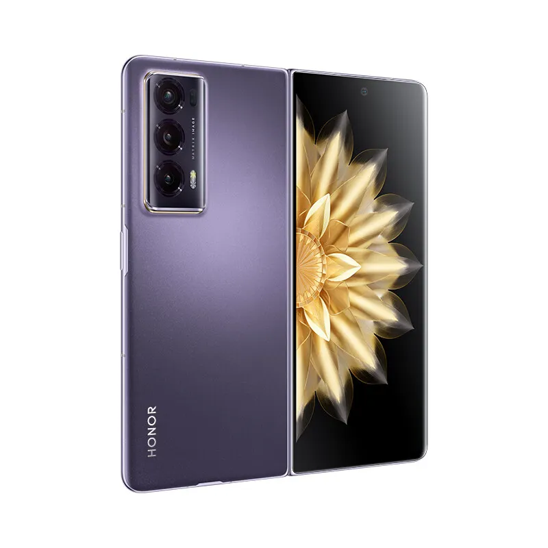 Originele Huawei Honor Magic V2 opvouwbare 5G mobiele telefoon Smart 16GB RAM 256GB ROM Snapdragon 8 Gen2 Android 7.92 "120Hz gevouwen dubbel scherm 50.0MP vingerafdruk-ID mobiele telefoon