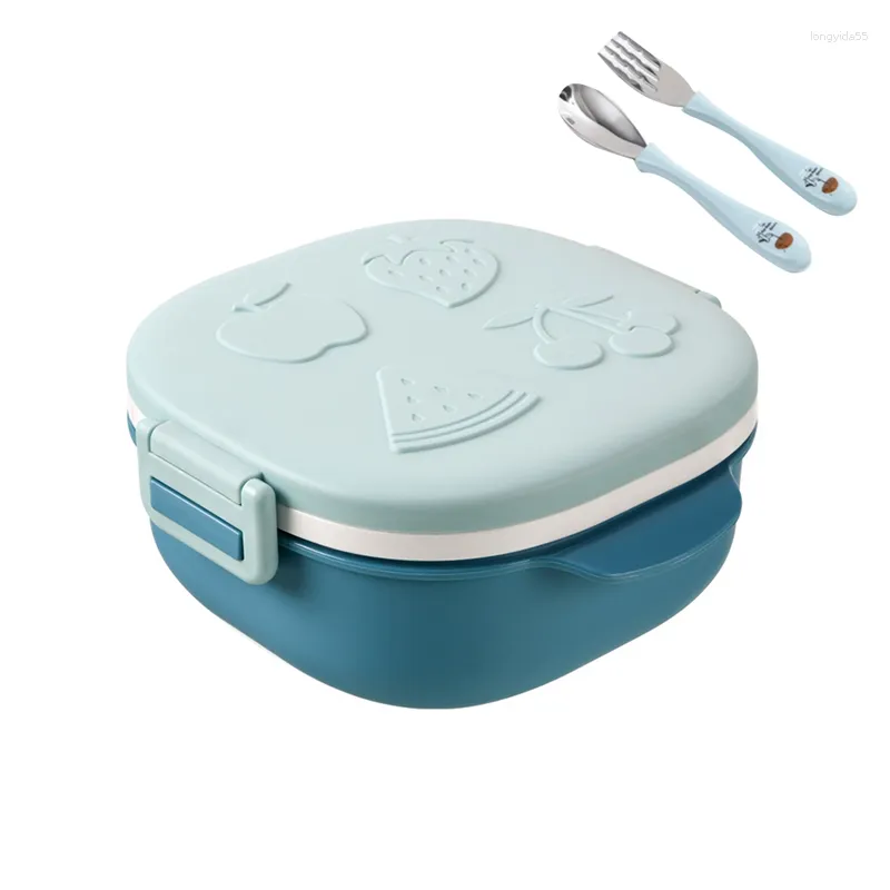 Student Work Lunch Box Stainless Steel Set Metal Food Warmer Bento