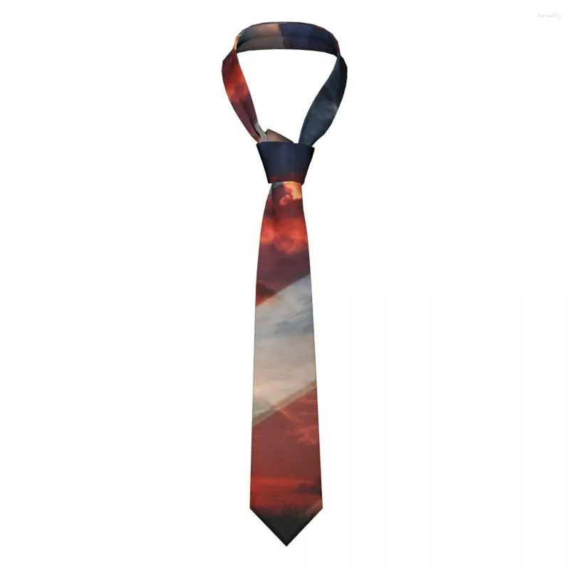 Bow Ties American Dream Novelty Neck Tie Mens Classic Slips för bröllopsbrudmissioner Dansgåvor