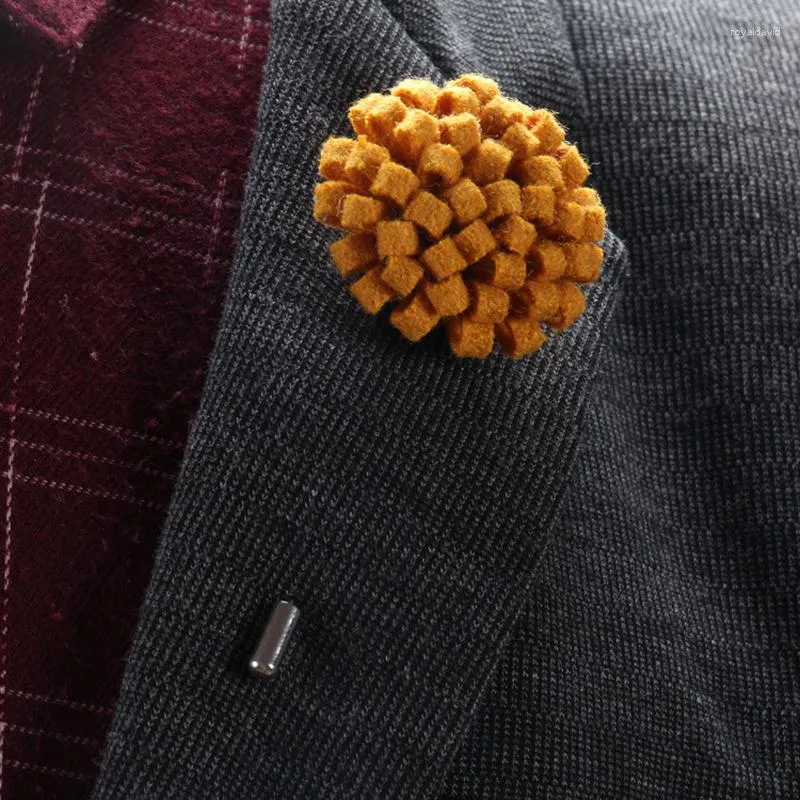 Broches en tissu fait à la main, broche à fleurs, épingles à revers pour hommes/femmes, arrivée, mode coréenne, bijoux de Haute qualité, 2023